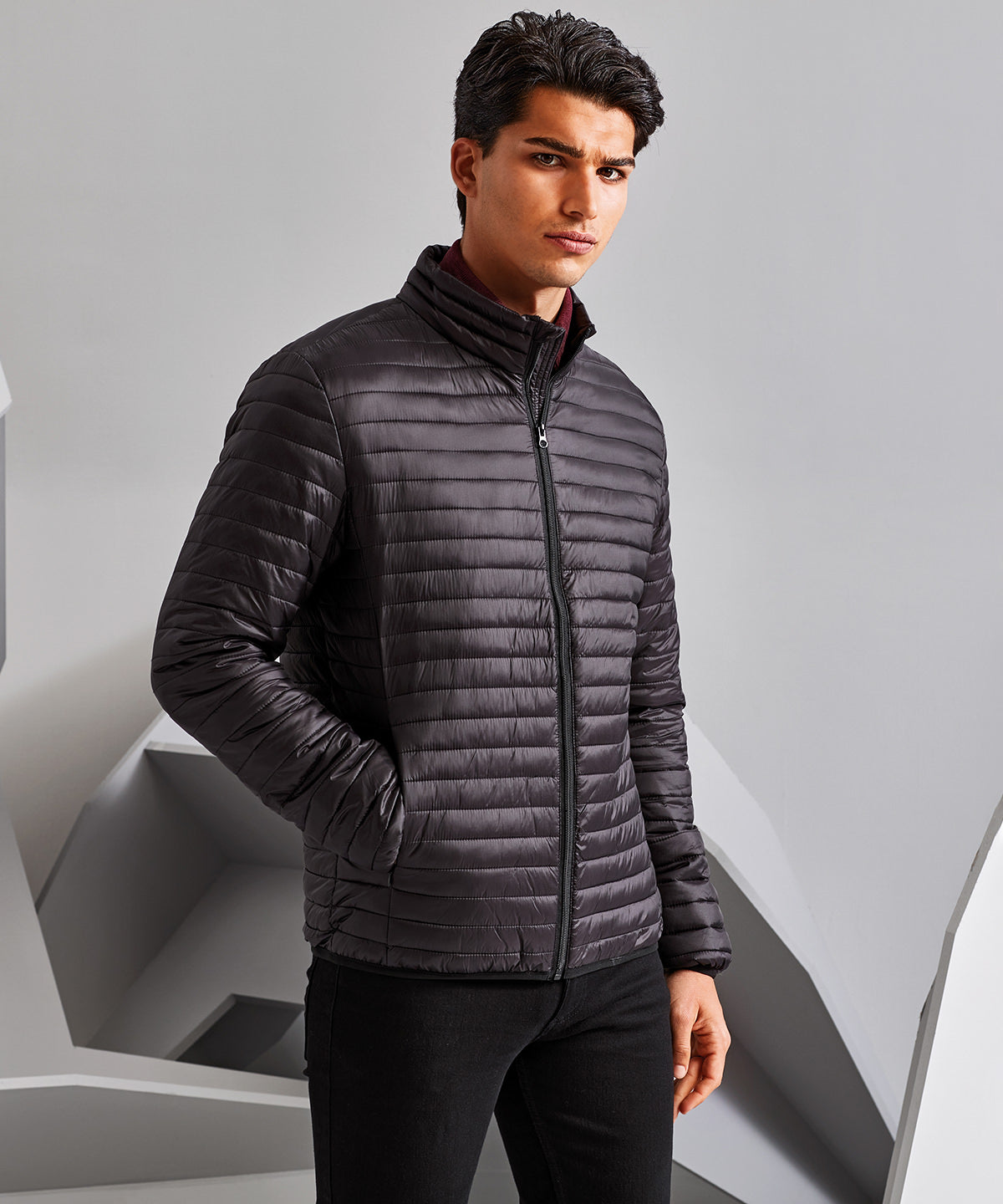 Tribe fineline padded jacket — classic insulated outerwear for everyday comfort