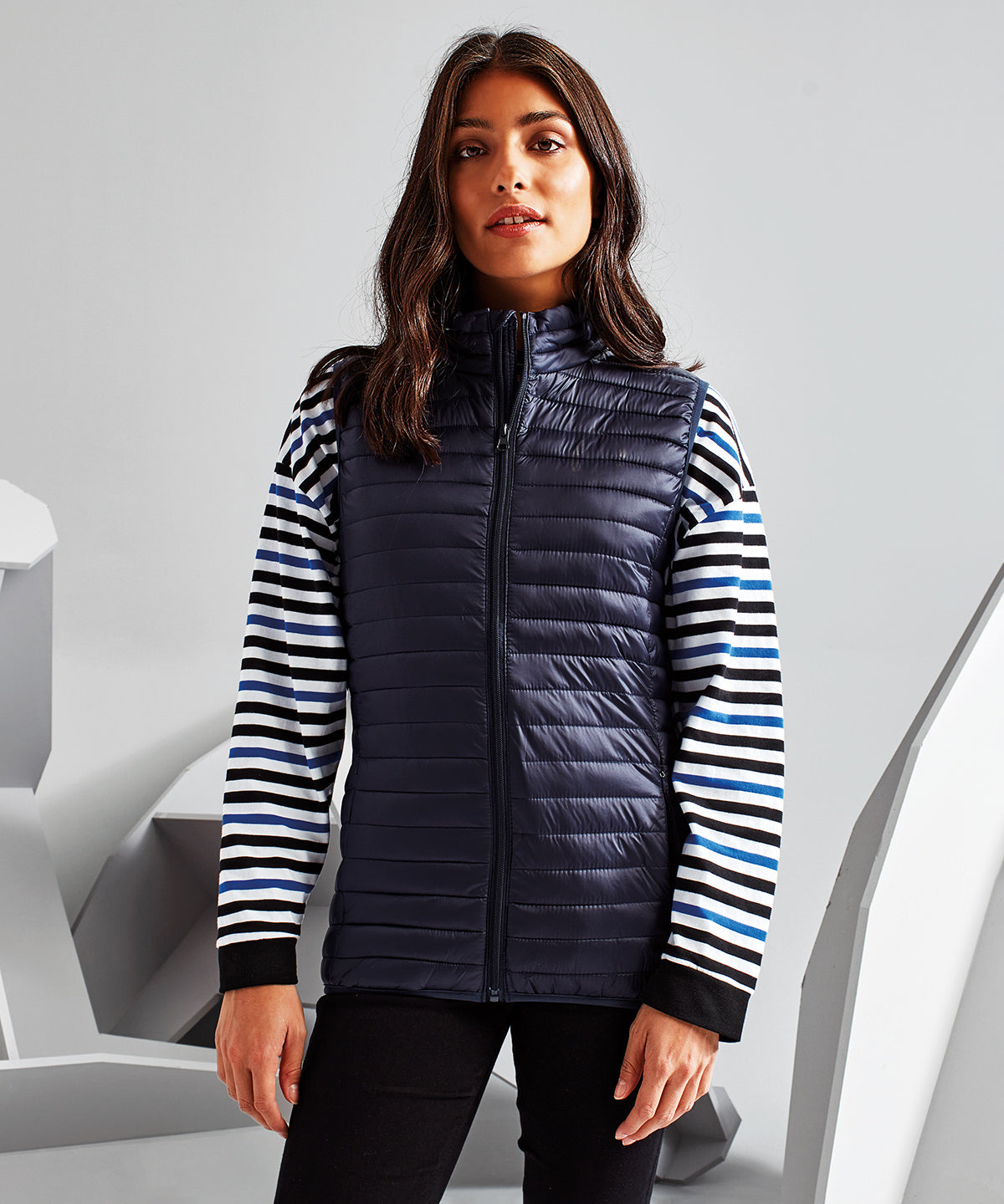 Women's tribe fineline padded gilet - versatile insulated outer layer for outdoor wear