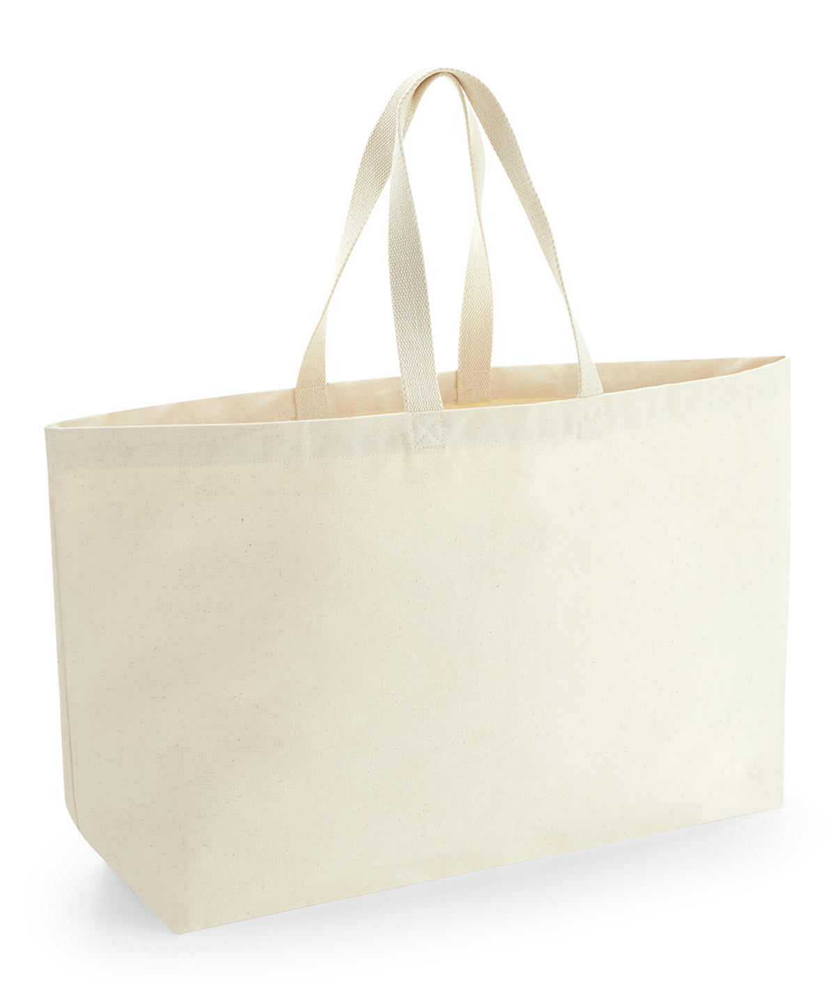 Oversized canvas tote bag - roomy, durable everyday carry for market, beach & travel