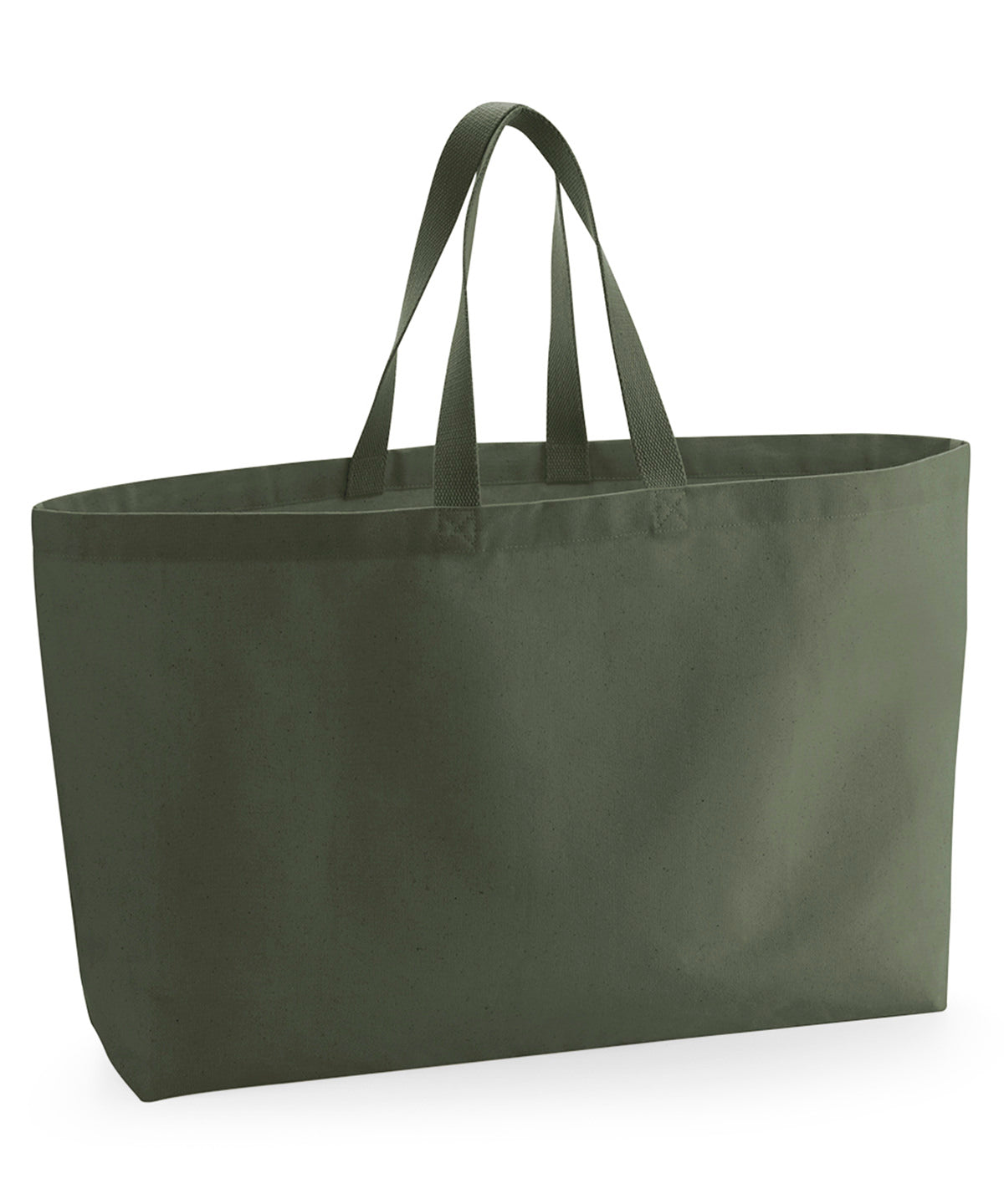 Oversized canvas tote bag - roomy, durable everyday carry for market, beach & travel