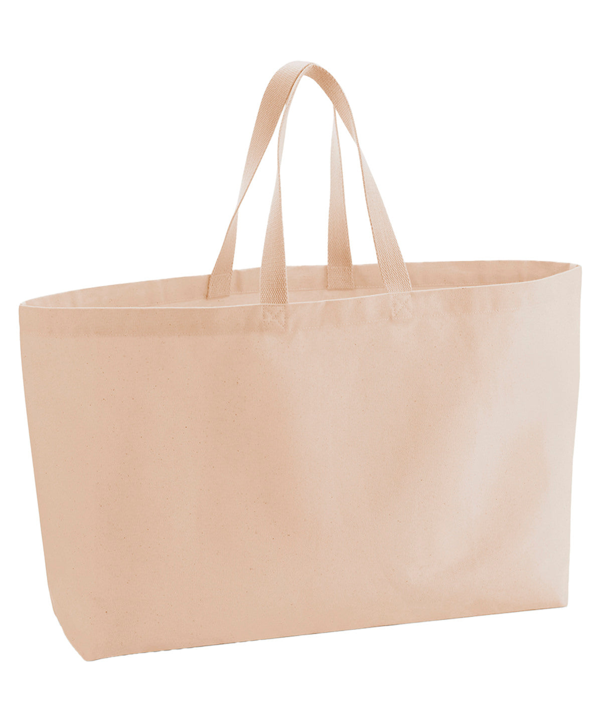 Oversized canvas tote bag - roomy, durable everyday carry for market, beach & travel