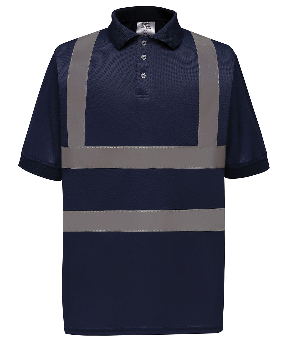 Hi-vis short sleeve polo (HVJ210) - High visibility safety polo for workwear