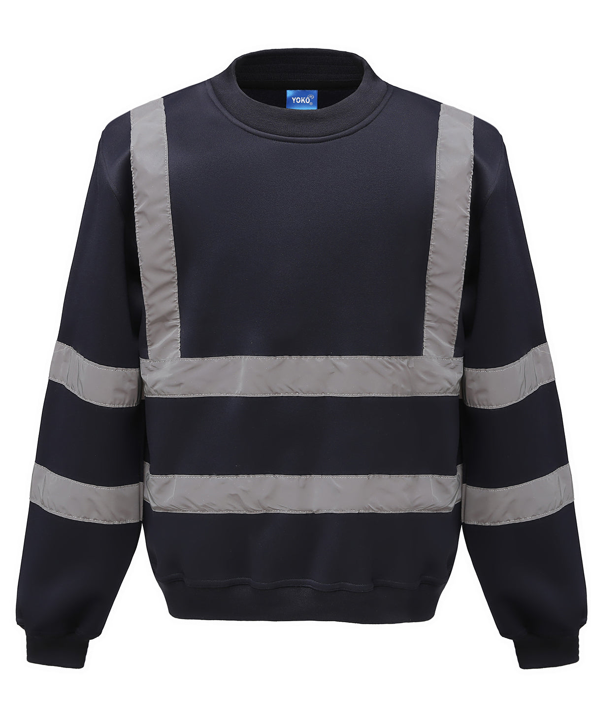 Hi-vis sweatshirt (HVJ510) - High Visibility Safety Workwear Sweatshirt with Reflective