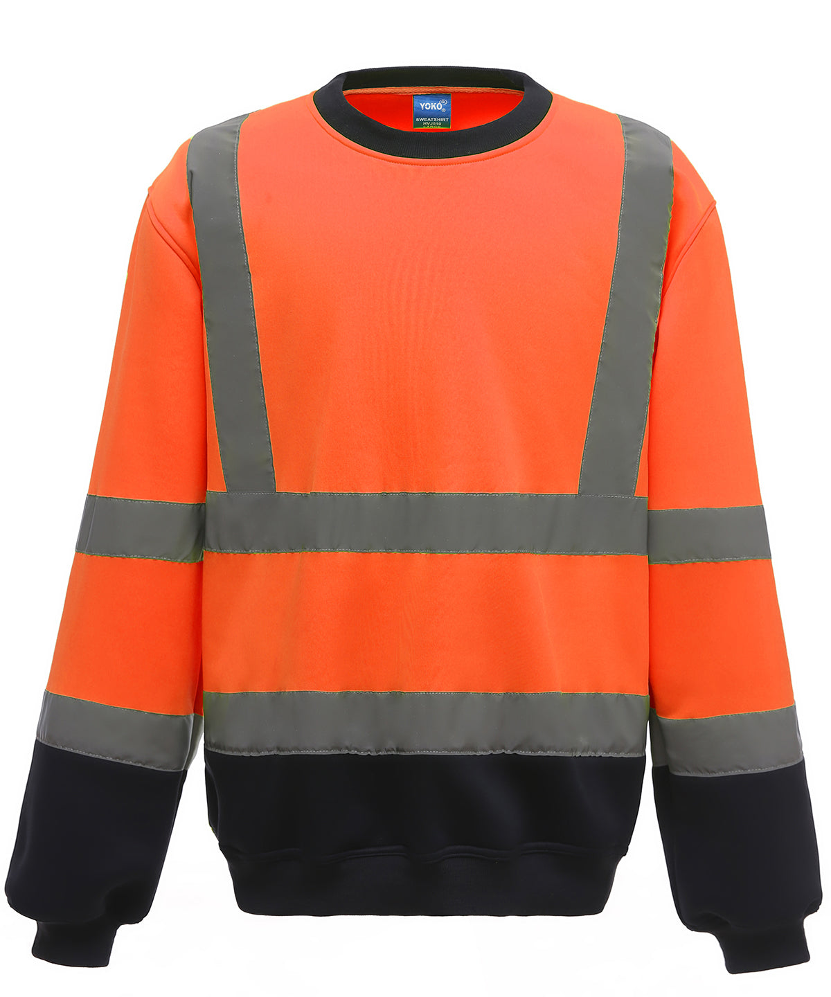 Hi-vis sweatshirt (HVJ510) - High Visibility Safety Workwear Sweatshirt with Reflective