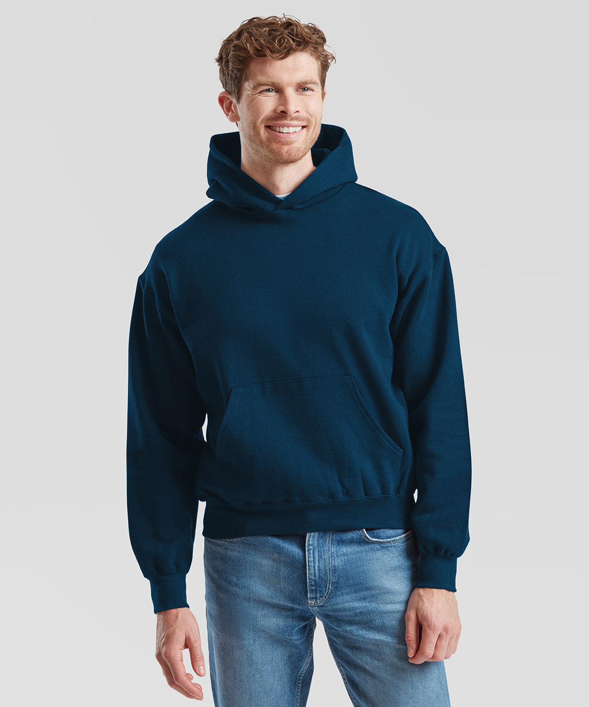 Supercotton� hooded sweatshirt - S - Deep Navy*